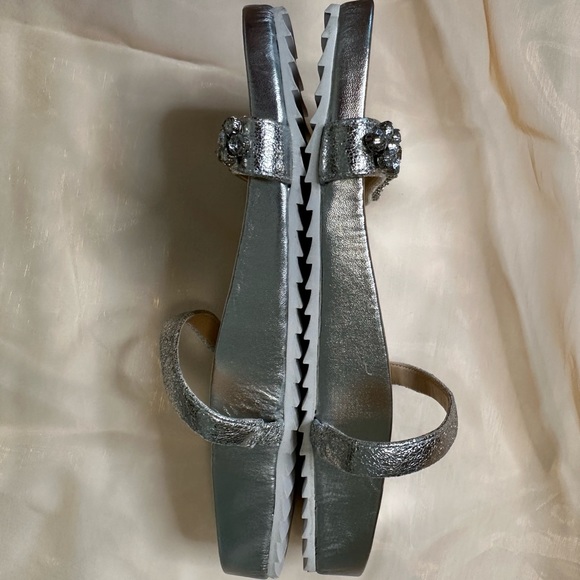 Badgley Mischka Crystal Slide Sandal - Picture 8 of 13